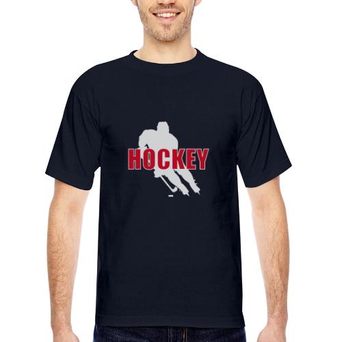 Power Play Hockey - Bayside Unisex Heavyweight USA Made T-Shirt