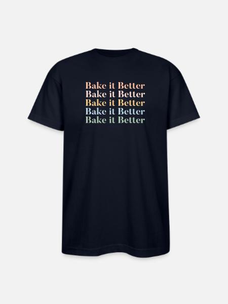 Bake It Better - Bayside Unisex Heavyweight USA Made T-Shirt - navy