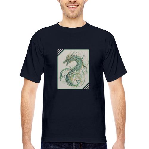 Brush of the Dragon - Bayside Unisex Heavyweight USA Made T-Shirt
