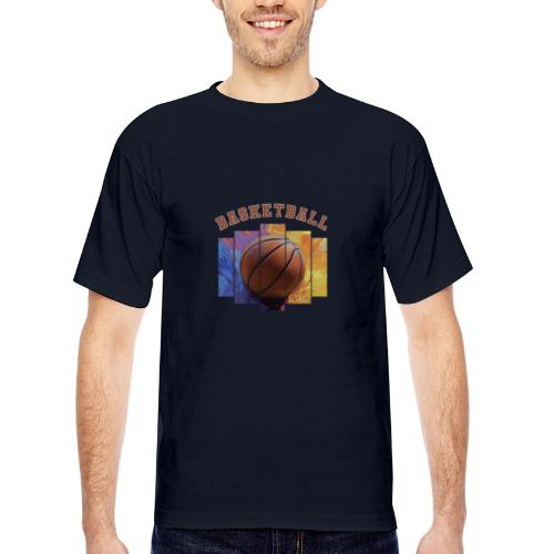 Basketball Pulse - Bayside Unisex Heavyweight USA Made T-Shirt