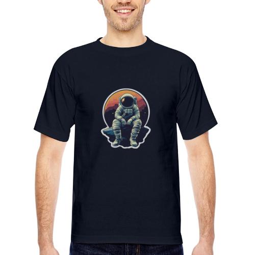 Astronaut in the Void - Bayside Unisex Heavyweight USA Made T-Shirt