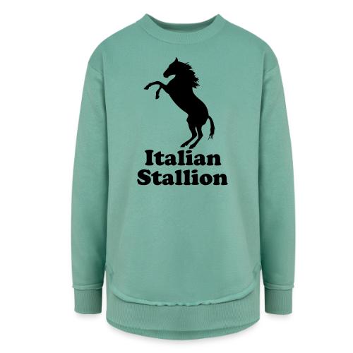 Italian Stallion - Women's Weekend Tunic Fleece Sweatshirt