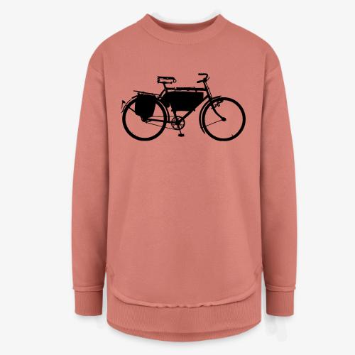 swiss_army_bike_bw - Women's Weekend Tunic Fleece Sweatshirt