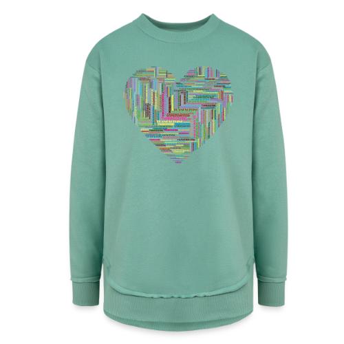 A Thanksgiving Heart - Women's Weekend Tunic Fleece Sweatshirt