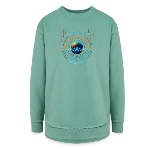 Acoustic Gravity Earth - Women's Weekend Tunic Fleece Sweatshirt