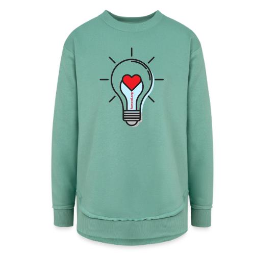FUMCSD Heart Light Bulb - Women's Weekend Tunic Fleece Sweatshirt