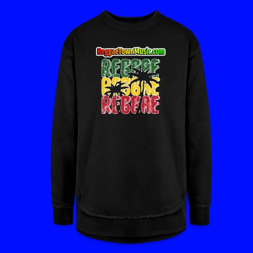 Rasta style reggae music design with classic roots - Molleton long décontracté Femme