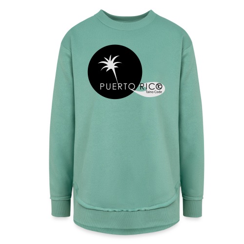 Circle Puerto Rico - Women's Weekend Tunic Fleece Sweatshirt