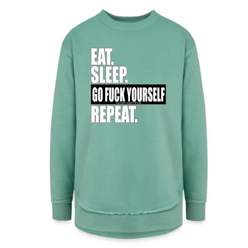 eat sleep… - Women's Weekend Tunic Fleece Sweatshirt