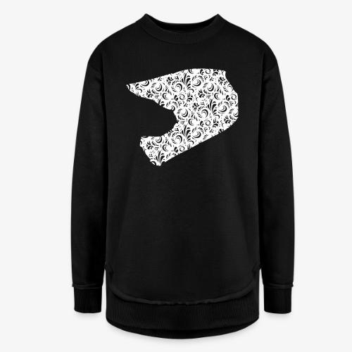 Floral Helmet - Women's Weekend Tunic Fleece Sweatshirt