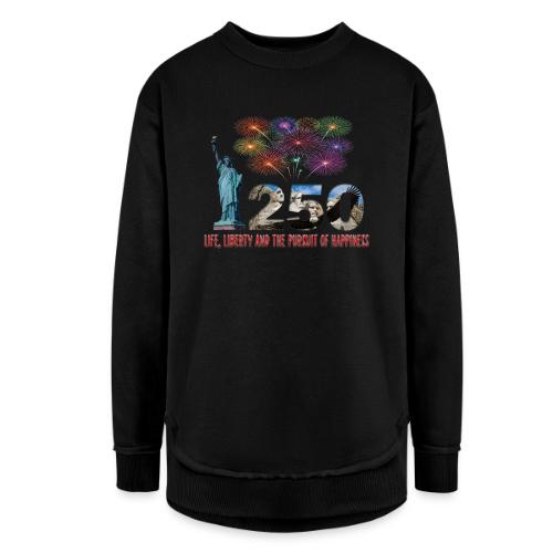 250 Years USA - Women's Weekend Tunic Fleece Sweatshirt