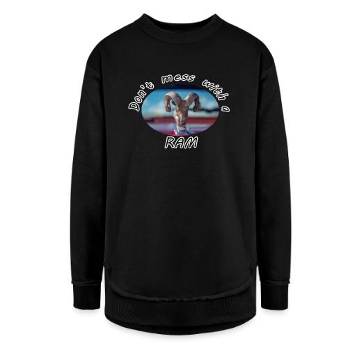 Don’t Mess with a RAM - Women's Weekend Tunic Fleece Sweatshirt