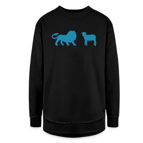 Lion and the Lamb - Women's Weekend Tunic Fleece Sweatshirt