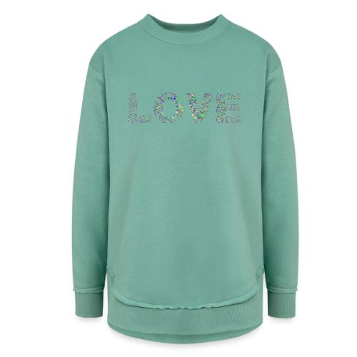LOVE Peace Merchandise - Women's Weekend Tunic Fleece Sweatshirt