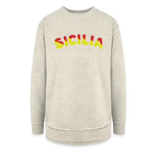SICILIA - Women's Weekend Tunic Fleece Sweatshirt