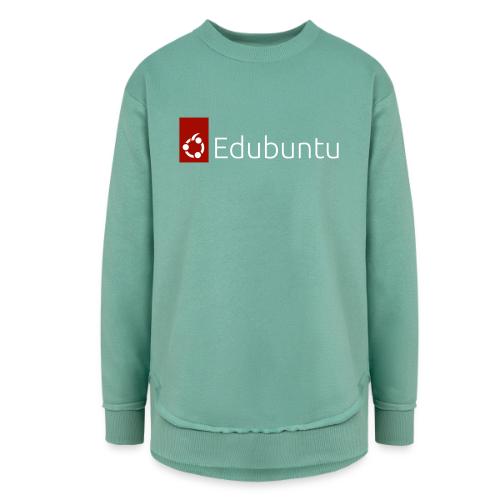 Edubuntu Logo 2023 - White - Women's Weekend Tunic Fleece Sweatshirt