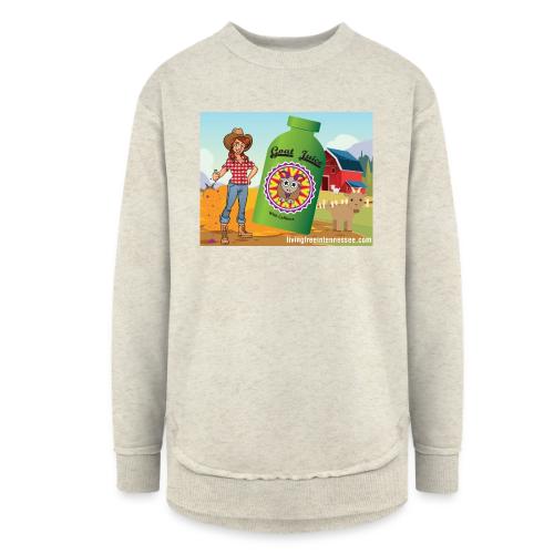 Nicole Sauce's Goat Juice - Women's Weekend Tunic Fleece Sweatshirt