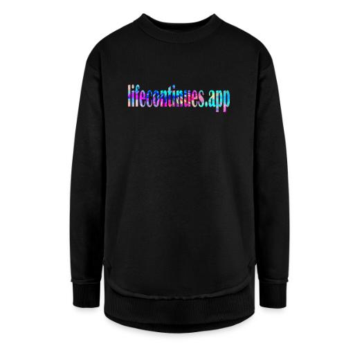 Lifecontinues.app1 - Women's Weekend Tunic Fleece Sweatshirt