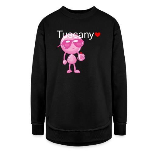 Smoon City_Tuscany Pink - Women's Weekend Tunic Fleece Sweatshirt