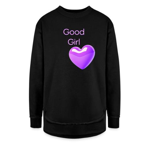 Smoon City_Good Girl - Women's Weekend Tunic Fleece Sweatshirt