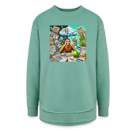 DALLE 2025 09 13 15 58 23 A conceptual illus - Women's Weekend Tunic Fleece Sweatshirt
