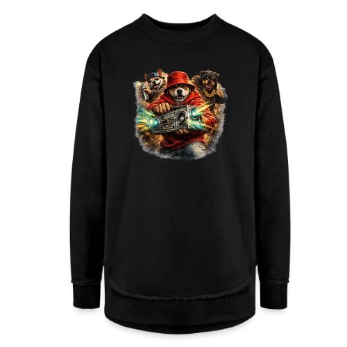 Urban Beat Dog Heroes - Women's Weekend Tunic Fleece Sweatshirt