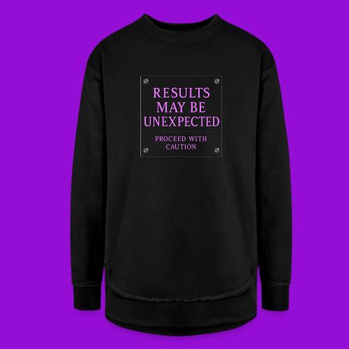 Results - Neon Purple - Women's Weekend Tunic Fleece Sweatshirt