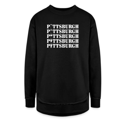 Green Beer in Pittsburgh - Women's Weekend Tunic Fleece Sweatshirt