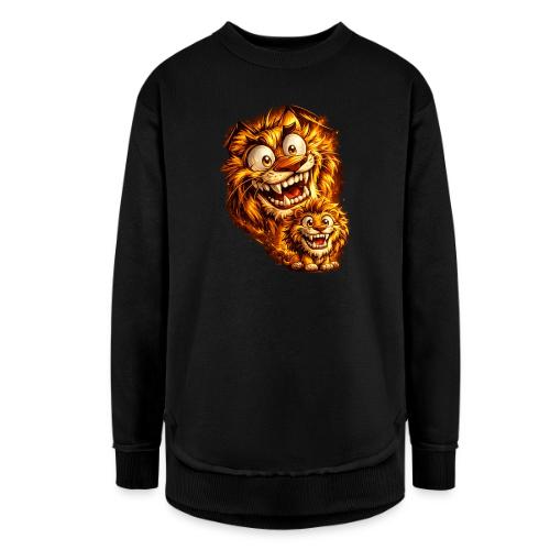 Crazy Double Lion Streetwear - Women's Weekend Tunic Fleece Sweatshirt