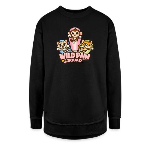 Wild Paw Squad Cute Animal Friends - Women's Weekend Tunic Fleece Sweatshirt