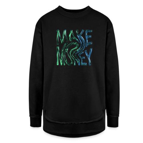 Make Money Neon 3D - Women's Weekend Tunic Fleece Sweatshirt