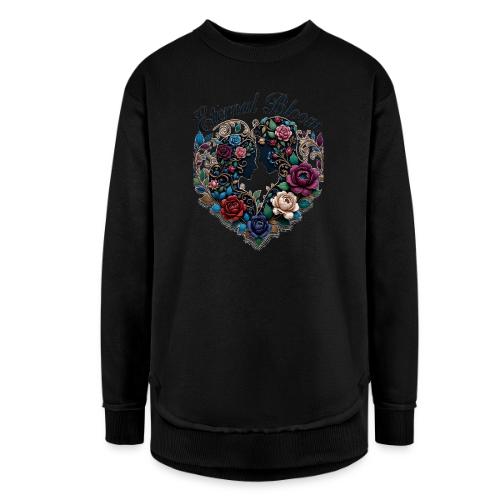 Eternal Bloom Embrace T-Shirt - Women's Weekend Tunic Fleece Sweatshirt