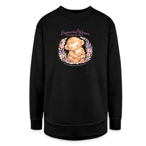 Empowered Women Empower The World Art - Women's Weekend Tunic Fleece Sweatshirt