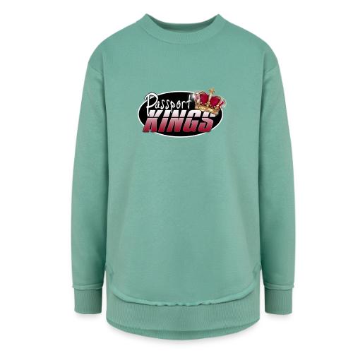 Passport Kings logo for dark shirts - Women's Weekend Tunic Fleece Sweatshirt