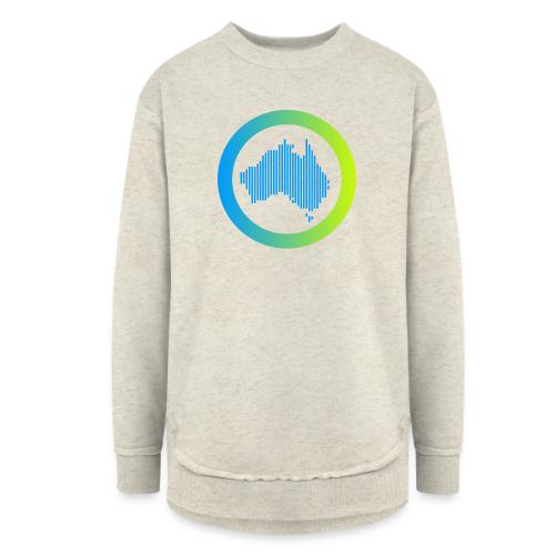 Gradient Symbol Only - Women's Weekend Tunic Fleece Sweatshirt