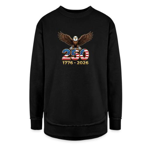 Eagle 250th Anniversary 1776-2026 - Women's Weekend Tunic Fleece Sweatshirt