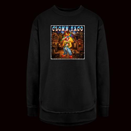 The Clown Taco Circus Humor Character - Women's Weekend Tunic Fleece Sweatshirt