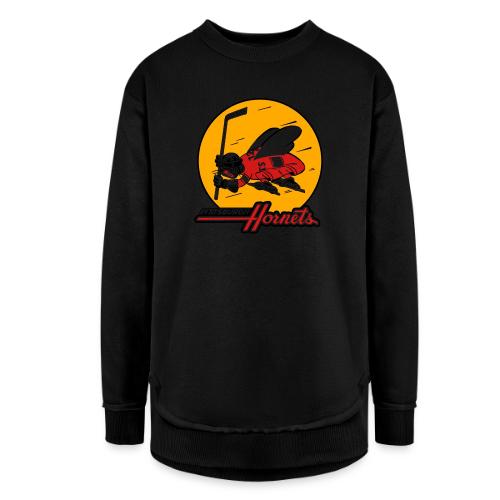 Hornets FUll on white - Women's Weekend Tunic Fleece Sweatshirt