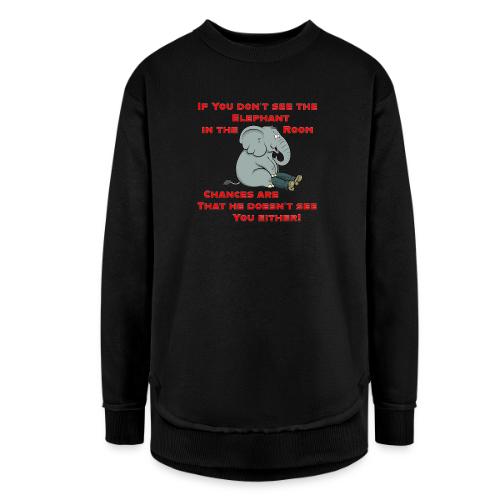 Elephant in the Room Meme - Women's Weekend Tunic Fleece Sweatshirt
