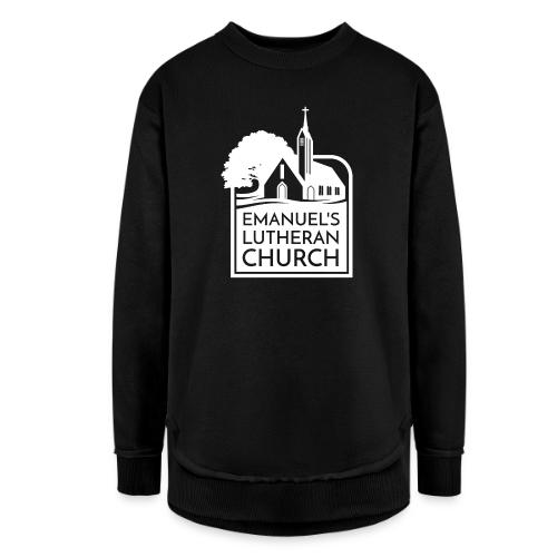 Single Vertical white2 - Women's Weekend Tunic Fleece Sweatshirt