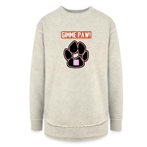 Jack-Jack’s Paw (Proceeds go to ASPCA!) - Women's Weekend Tunic Fleece Sweatshirt