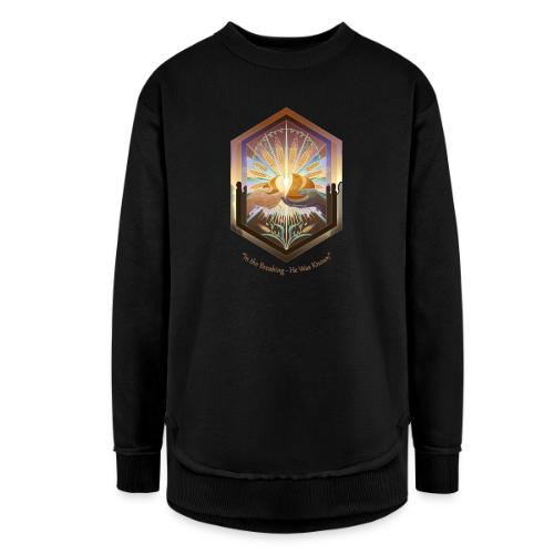 Easter In the Breaking He Was Known T Shirt, Gift - Women's Weekend Tunic Fleece Sweatshirt