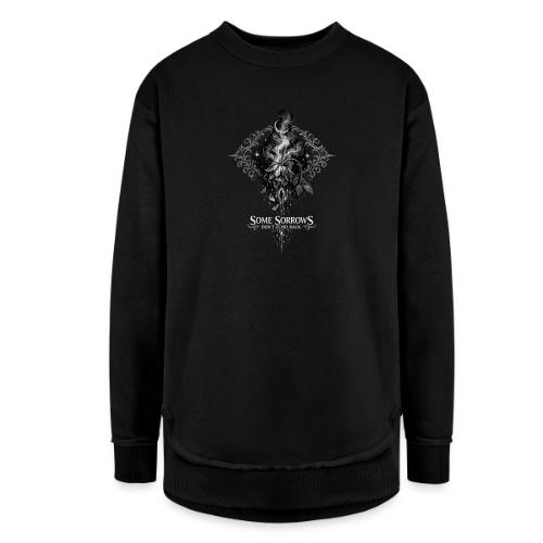 Wilted Rose Turning | Some sorrows don't echo back - Women's Weekend Tunic Fleece Sweatshirt