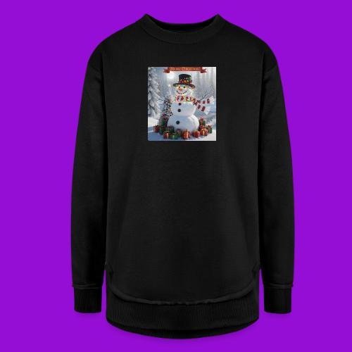 Merry Christmas - Women's Weekend Tunic Fleece Sweatshirt