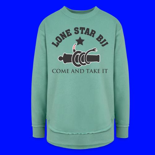 Lone Star BJJ - Come and Take It - Black and Red - Women's Weekend Tunic Fleece Sweatshirt