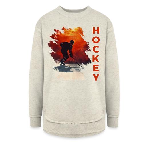Hockey Vibes - Women's Weekend Tunic Fleece Sweatshirt