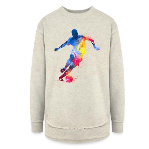 Soccer: Splash Kick - Women's Weekend Tunic Fleece Sweatshirt