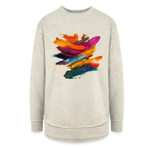 Harmony in Motion - Women's Weekend Tunic Fleece Sweatshirt
