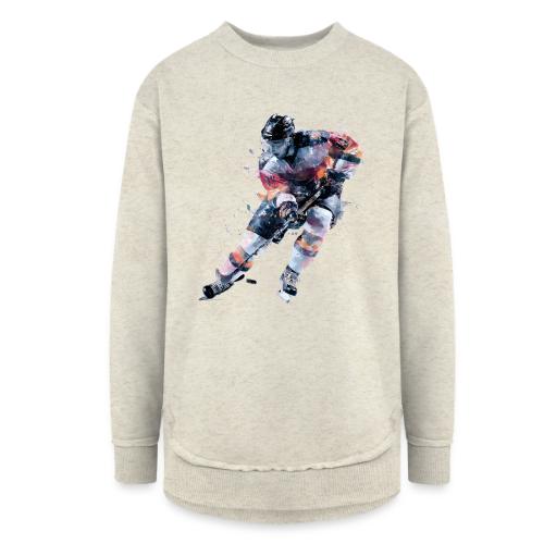 Hockey: Frozen Motion - Women's Weekend Tunic Fleece Sweatshirt