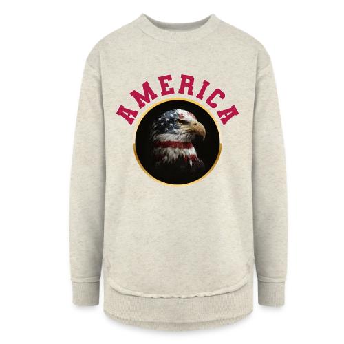 America Soars - Women's Weekend Tunic Fleece Sweatshirt
